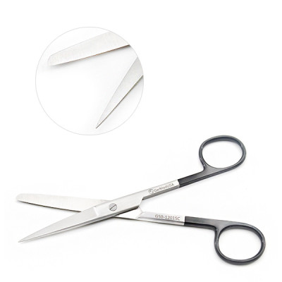 Operating Scissors SuperCut Sharp Blunt Curved 4 1/2 inch