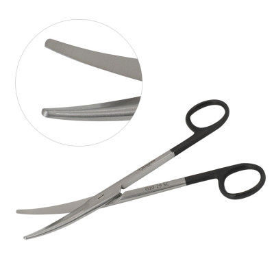 Mayo Dissecting Scissors SuperCut Curved 5 1/2 inch