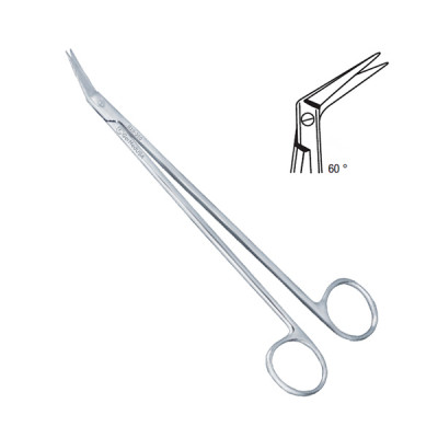 Potts Smith Scissors Delicate Angled On Side 60° 7 inch