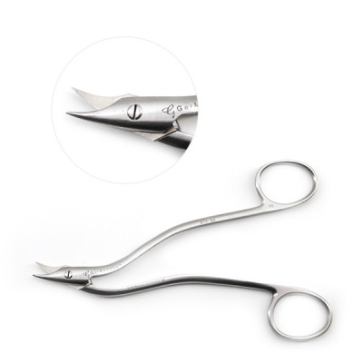 Heath Wire-Cutting Scissors 6 1/4 inch One Serrated Blade