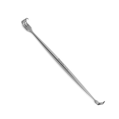 Mathieu Retractor Double Ended  6 1/2 inch With Solid/Blunt Blade