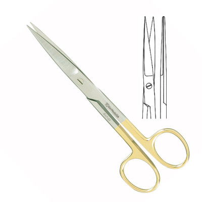 Operating Scissors Sharp Sharp Straight 4 1/2 inch - Tungsten Carbide