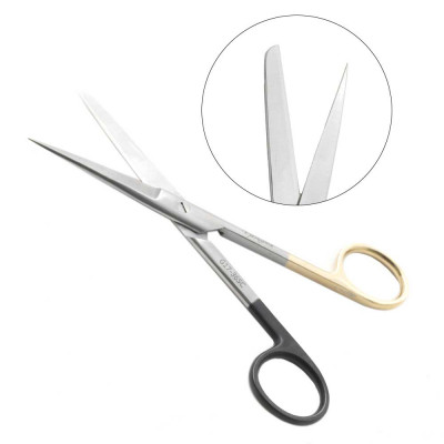 Operating Scissors Sharp Blunt Straight 5 1/2 inch - Super Sharp Tungsten Carbide
