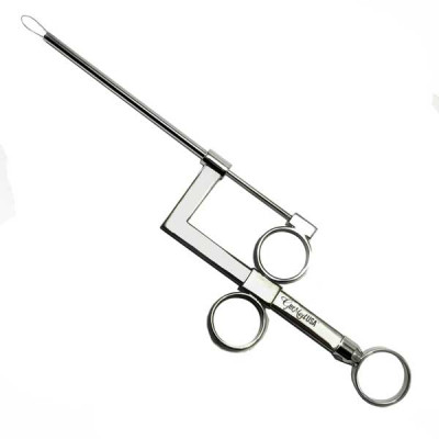 Bruening Ear Snare 2 1/2 inch Cannula Delicate Bayonet Style