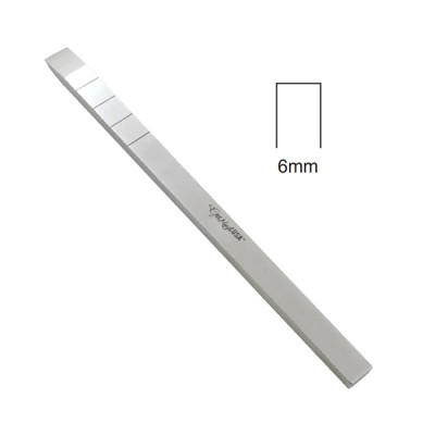 Lambotte Osteotome 9 inch Straight 1/4 inch (6mm) Calibrated