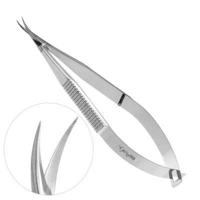 Micro Iris Scissors  4 inch - Sharp Curved