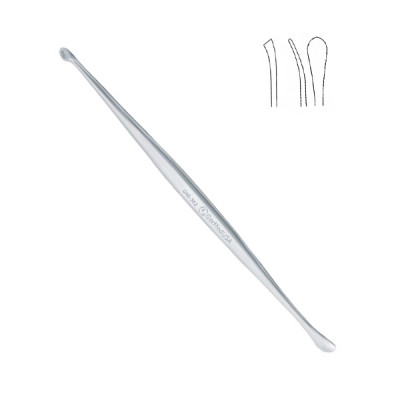 Penfield Dissector Double End Wax Packer and 6mm Blunt Dissector Fully Curved Size 7 1/2 inch