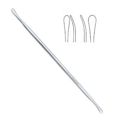 Penfield Dissector Double End Slightly Curved Blunt Dissector Blades 7mm and 8mm Wide Size  11