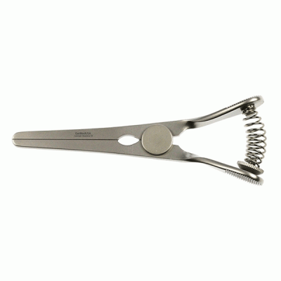 Glover Bulldog Clamp With Spring Adjusting Screw Straight Size 7cm - Jaws 2cm