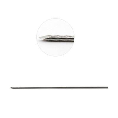 Steinmann Pin Single Trocar 25mm Threaded 9 inch Set of 2