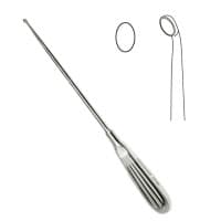 Bushe Curette 10" Oval Cup