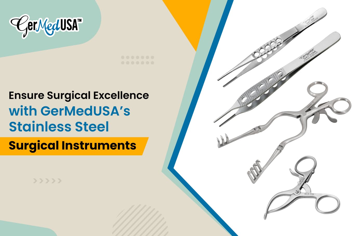 Ensure Surgical Excellence with GerMedUSA’s Stainless Steel Surgical Instruments