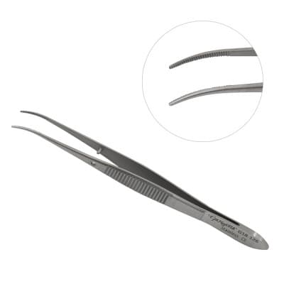 Eye Dressing Serrated Forceps Heavy Pattern