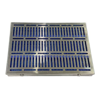 Sterilization Tray Holds up to 25 Instruments 10" L x 14" W x 1.5" H