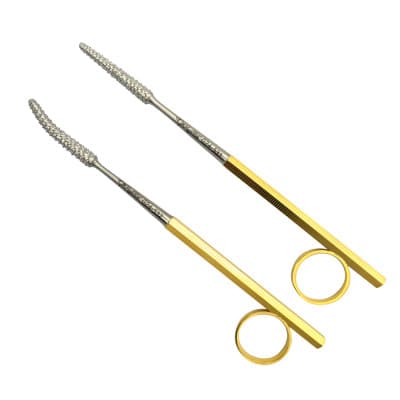Good Bone File-Rasp 6 3/4" Gold Ring Handle