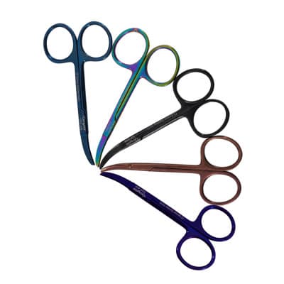 Northbent - Shortbent Stitch Scissors 3 1/2", Color Coated