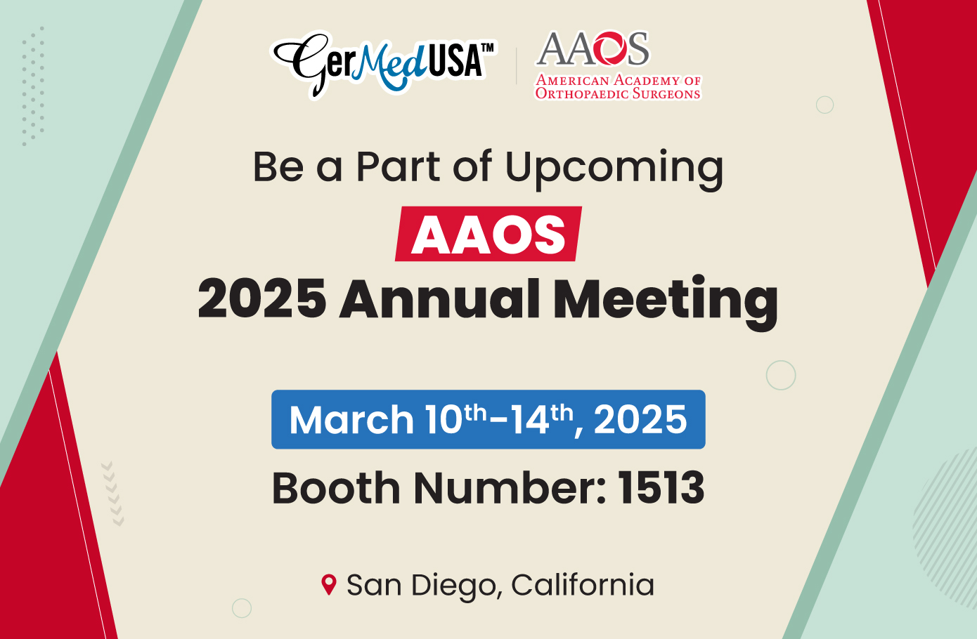 Be a part of upcoming aaos 2025 annual meeting