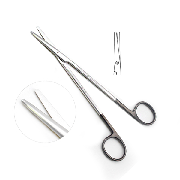 thumbnail image 2 of Set Of 2 Medical Grade Surgical Scissors – Straight & Curved Dissecting Scissors 2 of 6