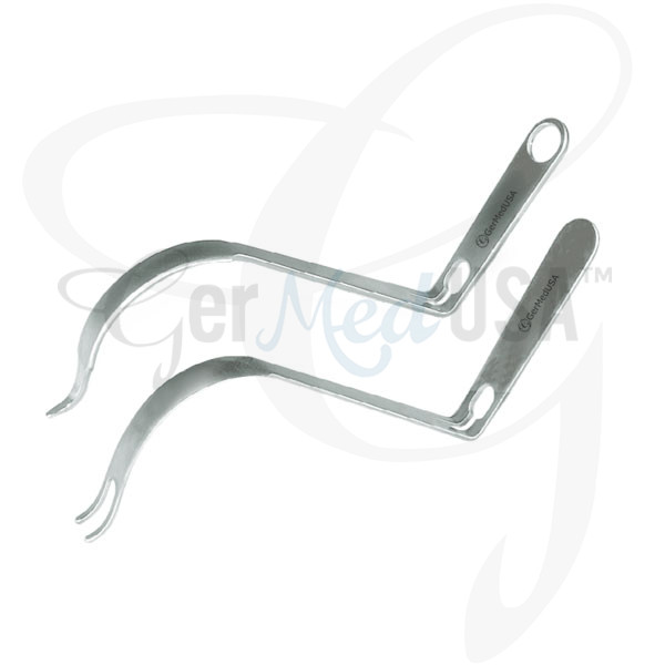 【AAKE】ANTERIOR POCKET PT Anterior Retractor, Bent - MPR Orthopedics