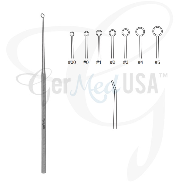 thumbnail interactive-video image 1 of ODM #3 Buck Ear Curette Blunt - Dental Surgical Instrument, Orthopedics Use 1 of 4