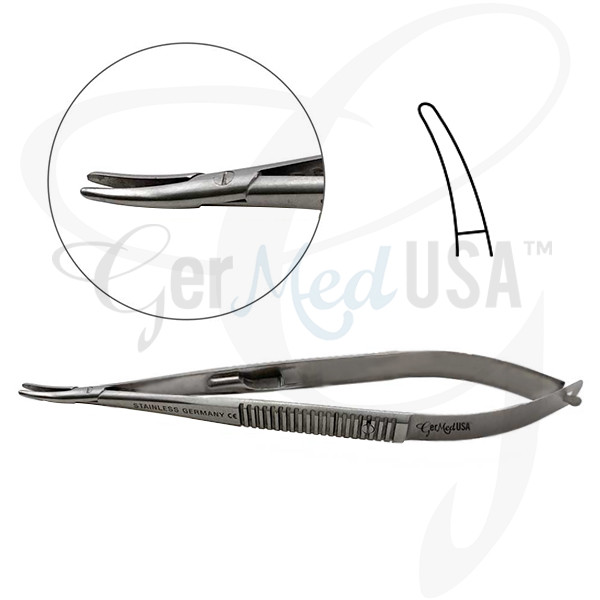 Castroviejo Needle Holder - Curved | GerMedUSA Inc