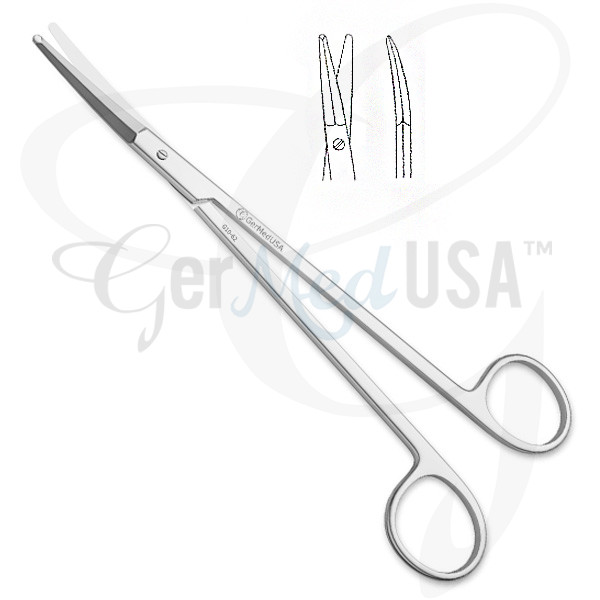 Boettcher Tonsil Scissors Curved 7
