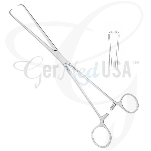 Braun Uterine Tenaculum Forceps 9 1/2" GerMedUSA Inc