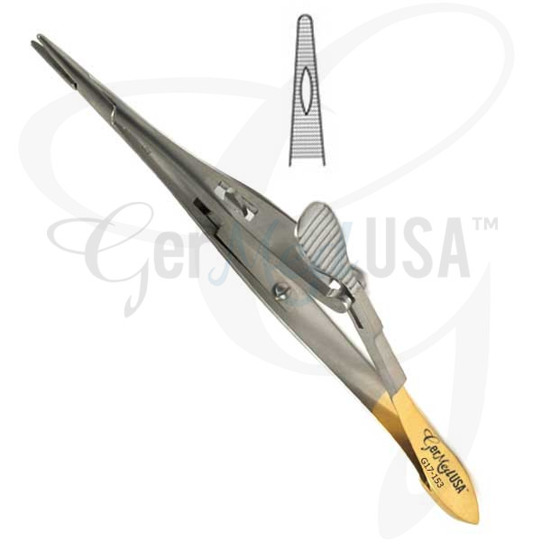Kalt Needle Holder Serrated 5 1/2" Tungsten Carbide GerMedUSA Inc