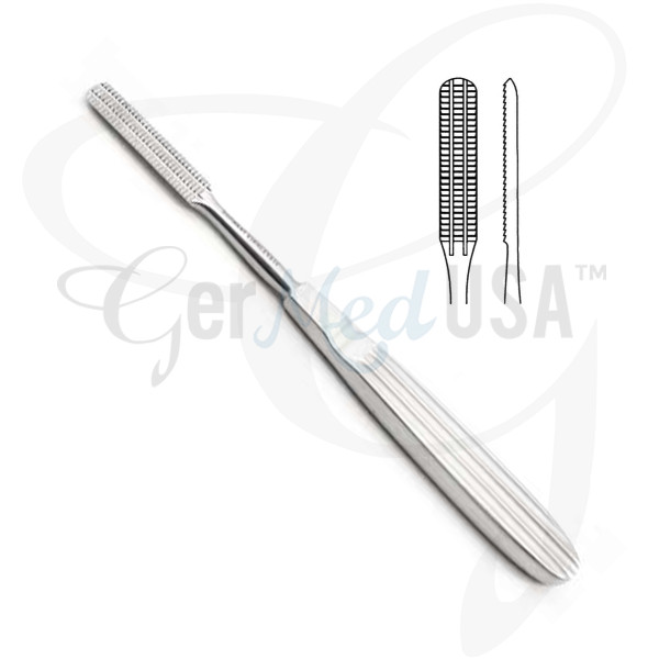 Maltz Nasal Rasp 7", Backward Cutting | GerMedUSA Inc