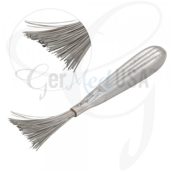 Wire Brush For Cleaning Rasps and Files Stainless 6 1/4"