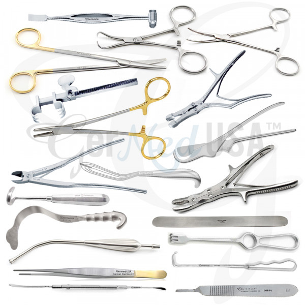 Set Of 18 Pieces General Surgery Instruments Surgical Instruments 