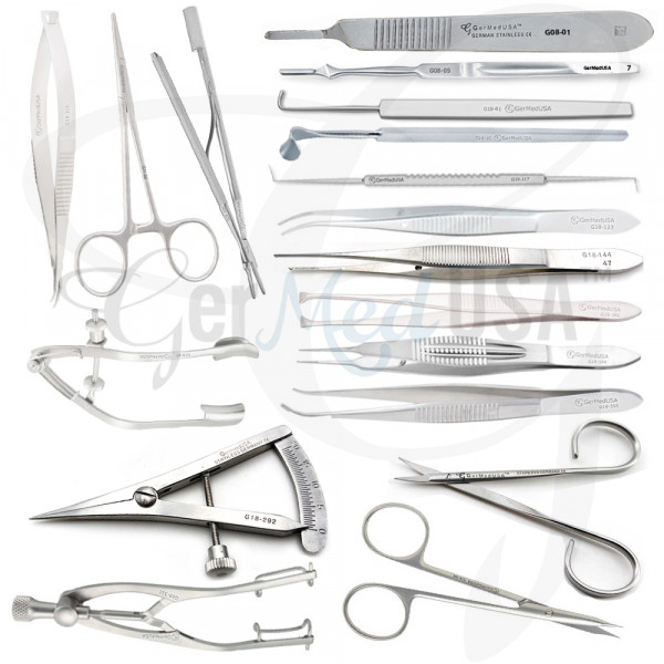 Basic Eye Instrument Set 20 Off GerMedUSA Inc.