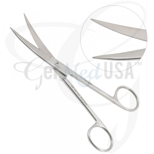Operating Scissors Sharp Sharp Curved | GerMedUSA Inc
