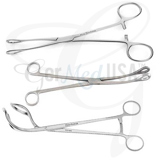 Uterine Dressing Forceps Curved GerMedUSA Inc