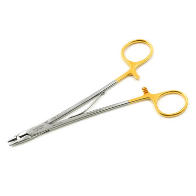 Webster Needle Holder Diamond Dusted 5 inch Tungsten Carbide