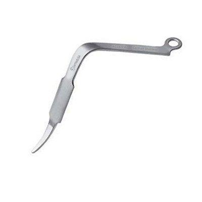 Bent Hohmann Retractor 9.75 inch Narrow - Short Tipped