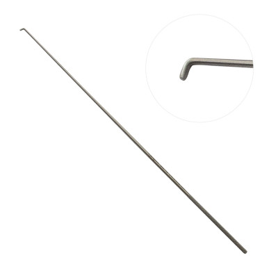 Arthroscopic Hook Probe 9 inch Knurled Handle