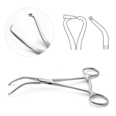 Bone Reduction Forceps Curved
