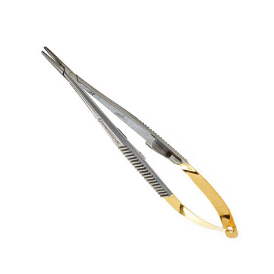 Castroviejo Needle Holder Curved Tungsten Carbide