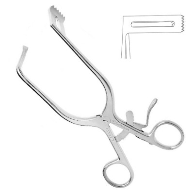 Discectomy Retractor Right Prong With Teeth