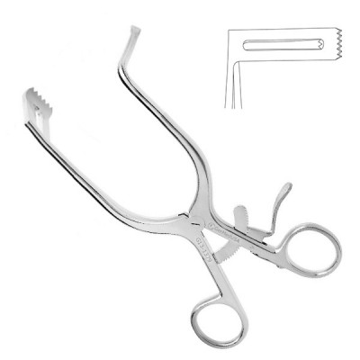 Discectomy Retractor Left Prong With Teeth