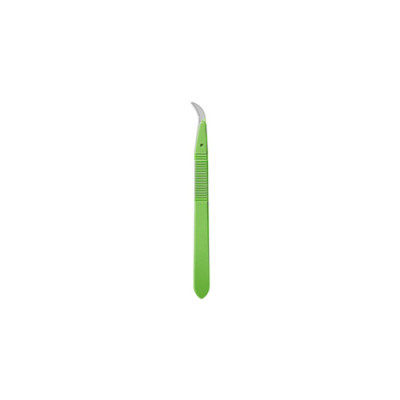 Disposable Scalpel Stainless Steel Blade Plastic Handle Size 12