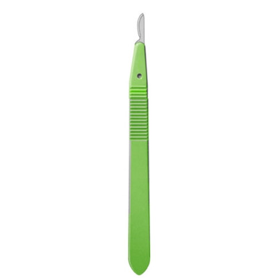 Disposable Scalpels Stainless Steel Blade Plastic Handle Size 15