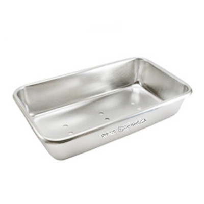 High Sided Perforated Tray 9 inch X 5 inch X 2 inch