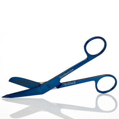 Lister Bandage Scissors 5 1/2 inch Blue Coated