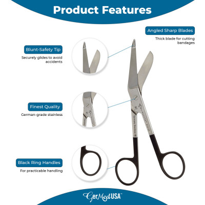 Lister Bandage Scissors 5 1/2" - Supercut