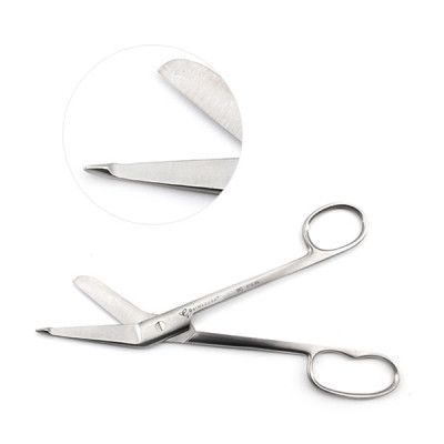 Lister Bandage Scissors 8 inch with One Large Ring