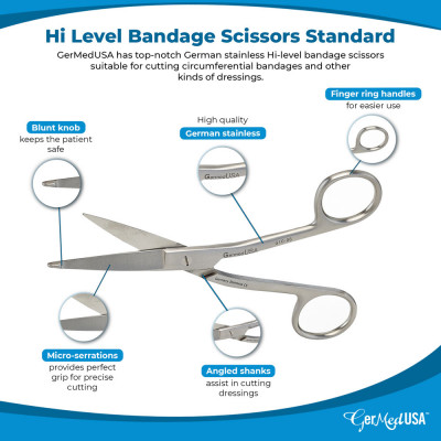 Hi Level Bandage Scissors 5 1/2" (Knowles)