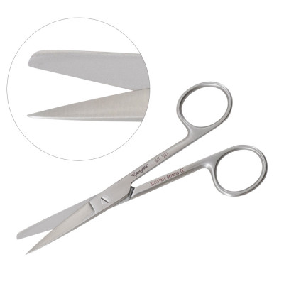 Operating Scissors Sharp Blunt Straight