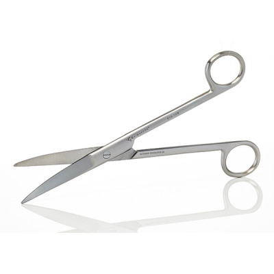 Sims Uterine Scissors Curved Sharp Sharp 8 inch